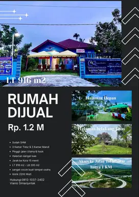 Dijual Rumah Murah Bersertifikat SHM Dengan Lokasi Strategis