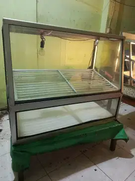Etalase chiken gerobak tenda serutan kelapa mixer planetary container
