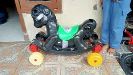 Mainan kuda goyang kuda dorong