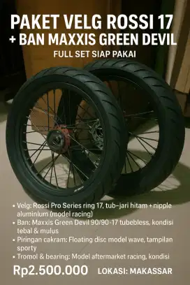 Dijual Velg dan Ban CRF