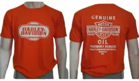 Kaos harley davidson trade mark dan legendary motorcycle