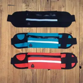 Tas Pinggang Elastis Dompet Tipis OlahRaga Gowes Running Belt Joging