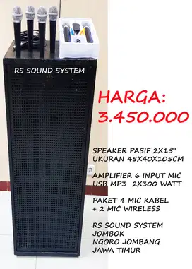 speaker double 15   6 microphone