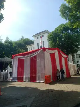 Dibutuhkan tenaga pasang bongkar tenda