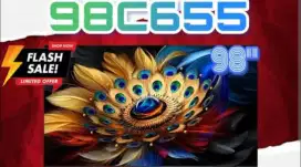 Tv tcl 98c655 khusus discon mei