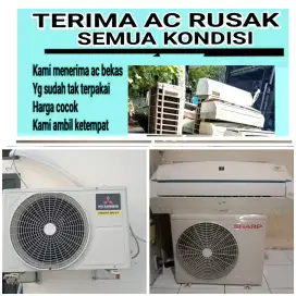 Terima ac bekas rusak