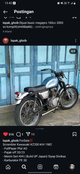 Jual Kawasaki Binter Merzy 1982