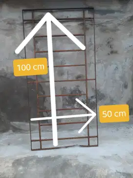 Tralis Bekas Ukuran 50 cm x 100 cm