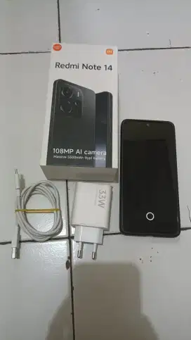 Redmi note 14 4G Ram 8/128 warna hijau.