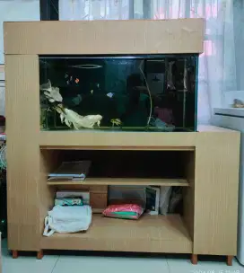 Jual aquarium 1 set dengan meja