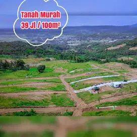 Kavling Murah di Bogor dengan View Perbukitan Udara Sejuk 400 MDPL