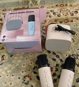Jual cepat karaoke mini isi 2 mic