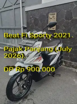 Beat 2021. Pajak Panjang. Mulus. Ori. Standar. Ban OK. Cash/Kredit/TT
