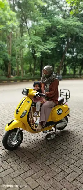 Motor listrik vespa uwinfly