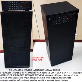 speaker double 15 amplifier