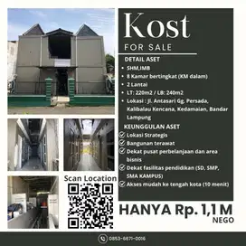 Dijual Kos-Kosan Lokasi Strategis di Kota Bandar Lampung