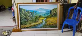 Lukisan kanvas ukuran jumbo