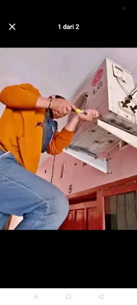 jasa servis ac kulkas meain cuci kompa air dll