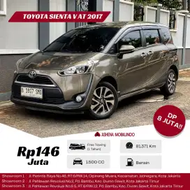 Toyota Sienta V 1.5 AT 2017 cokelat Low KM