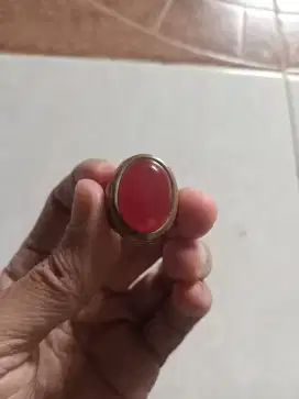 Batu akik raflesia orange