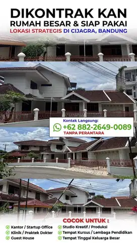 DISEWAKAN RUMAH KOTA BANDUNG
