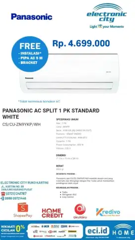 Ac panasonic promo