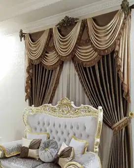 Dijual Tirai Gorden Jendela Gordyn Mewah Hordeng Model Terbaru Murah