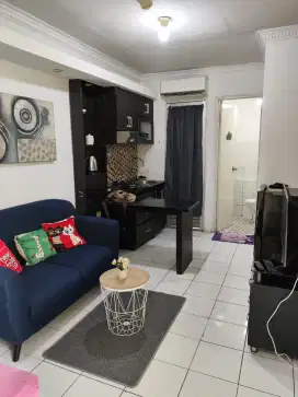 Disewakan Apartement Kalibata City 2 Kamar Tidur 1KM Full Furnished