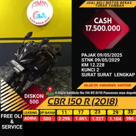 CBR 150 R 2018 BAYAR VIA SHOPEE TOKPED KREDIVO INDODANA AKULAKU CC DLL