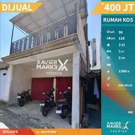 Dijual Rumah Kos Murah Furnish di Kalpataru Lowokwaru Malang