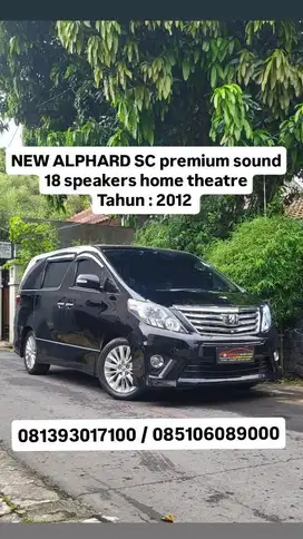 NEW ALPHARD SC premium sound, th 2012