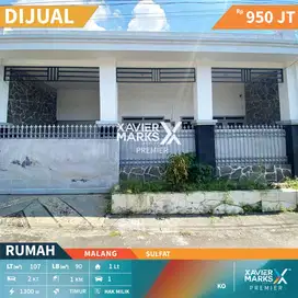 Dijual Rumah Strategis Dekat Fasilitas Umum di Area Sulfat Malang