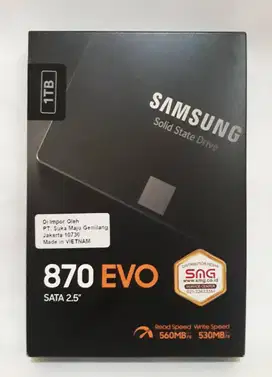 SSD Samsung 870 EVO 1 TB KONDISI NEW & ORIGINAL