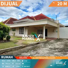 Dijual Rumah Siap Huni Terawat Luas di Dr Sutomo Klojen Malang