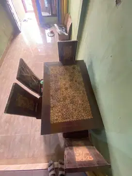 Meja Makan Kayu Jati