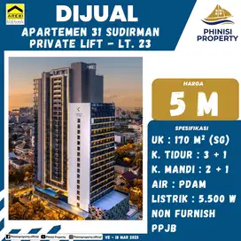 DIJUAL APARTMENT DI 31 SUDIRMAN SUITES MAKASSAR COCOK BUAT INVESTASI