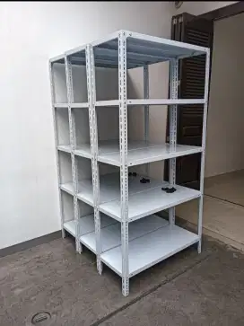 Rak besi siku lubang serbaguna bahan kuat kokoh