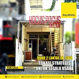 Dijual Ruko 2 Lt, Ex. Cafe Lok. Strategis di Jambangan Kebon Agung