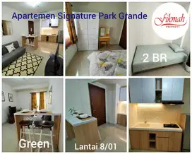 Disewakan Apartemen 2 Kamar Lt.8 di Signature Park Grande