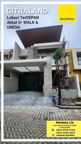 Rumah Baru Citraland Emerald Mansion - Royal Park Dekat Gwalk, Pakuwon