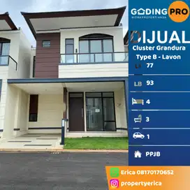 Dijual Rumah Cantik Minimalis Cluster Grandura Type B - Lavon City