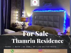 Dijual Apartement Thamrin Residence 1 BR Furnished Bagus