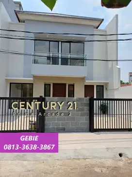 Rumah Baru 2 lantai Hadap Timur Siap huni di Permata Bintaro GB-15183