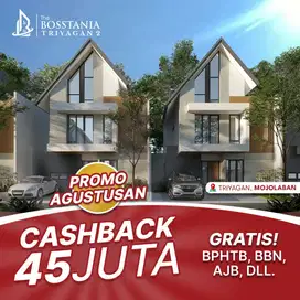 Rumah Cantik Dekat Kampus UNS Type 45/75