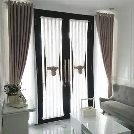 Pusat Tirai Gorden Jendela Gordyn Mewah Hordeng Model Terbaru Murah