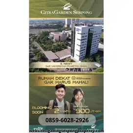 Rumah Samping Bsd Hanya 900jt DEKAT STASIUN, AEON MALL ELAIA rumah 2lt