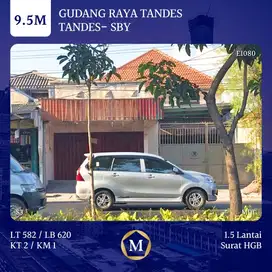 JUAL GUDANG RAYA TANDES SURABAYA ADA RUMAH STRATEGIS RAMAI COCOK TOKO