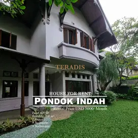 DISEWAKAN RUMAH DI DAERAH PONDOK INDAH