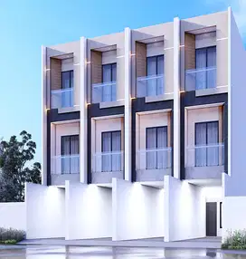 Rumah Baru 2M-an Tanjung Duren row 3 mobil