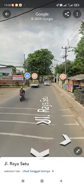 Tanah di jln raya setu STTD grand wisata bekasi